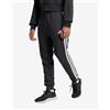 Adidas Pantaloni lunghi adidas Essential 3-Stripes French nero puro bianco - XXL