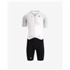 Castelli Body triathlon Castelli Free San Remo 3 Rosso Corsa manica corta bianco - XS