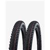 Schwalbe Pack copertone Schwalbe Racing Ralph HS 490 SuperGround Tubeless Easy pieghevole (2 unità) - 29x2.35