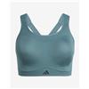 Adidas Reggiseno adidas TLRD Impact Training High Support blu turchese nero - XS-AB