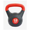 Softee Kettlebell PVC 16 kg Softee rosso nero
