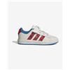 Adidas Scarpe adidas Marvel Spider-Man Grand Court bianco rotto rosso blu per bambini - 35