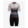 Santini Body triathlon Santini Viper nero bianco viola - Taglio Sleek - XS