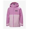 Helly Hansen Giacca con cappuccio Helly Hansen Traverse PrimaLoft Ski Free rosa chiaro per bambini - 13
