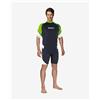 MARES Maglia per sport acquatici Mares Rash Guard a maniche corte, lime - M