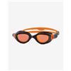 Zoggs Occhialini Zoggs Predator Flex Titanium arancio nero con lenti a specchio arancio - S