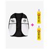 Arch Max Gilet idrico Arch Max EVO 6L + 2 Hydraflask da 500ml bianco intenso nero - S-M