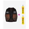 Arch Max Gilet idrico Arch Max EVO 6L + 2 Hydraflask da 500ml arancione opaco nero - S-M