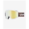 Uvex Maschera Uvex Athletic CV bianco marrone con lente a specchio arancione