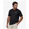 Patagonia T-shirt Patagonia P-6 Logo Responsibili-Tee manica corta nero multicolor - XL