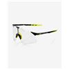 100 Percent Occhiali 100% Hypercraft nero brillante giallo con lente fotocromatica