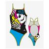 Turbo Costume da bagno Turbo Death Kiss spallina sottile blu donna - XL