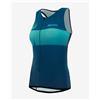 Santini Top Santini Audax Ironman senza maniche blu nero donna - Corte Sleek - S