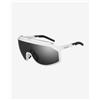 Bolle Occhiali Bollé Chronoshield bianco con lenti a specchio nero