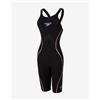 Speedo Costume Speedo Fastskin LZR Pure Intent Openback Kneeskin nero giallo donna - 30