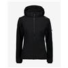 CMP Giubbino CMP FullZip Hood Softshell nero donna - XXL