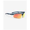 RUDY PROJECT Occhiali Rudy Project Propulse blu scuro opaco con lenti RP Optics Multilaser arancione