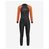 Orca Muta in neoprene Orca Vitalis Hi-Vis Open Water manica lunga nero arancio donna - M