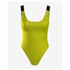Calvin Klein Costume Calvin Klein Scoop Back Intense Power giallo nero donna - XS