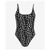 Calvin Klein Costume Calvin Klein Scoop All Over Print nero bianco donna - XS