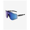 Scicon Occhiali Scicon Aeroscope Crystal nero con lente multi-specchio blu