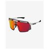 Scicon Occhiali Scicon Aerowatt Crystal bianco grigio con lente multi-specchio rosso arancione