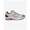 Diadora Scarpe Diadora Sao-Ko 280 bianco grigio argento giallo - 42