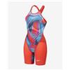 Speedo Costume da bagno Speedo Fastskin LZR Pure Valor 2.0 Openback rosso blu donna - 30