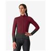 Castelli Giacca Castelli Perfetto Air rosso scuro nero donna - L