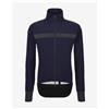 Santini Giacca con cappuccio Santini Guard Neos blu navy nero - Taglio Slim - S