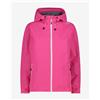CMP Giacca con cappuccio CMP Rain Jacket Fix Hood rosa fucsia bianco donna - XS