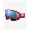 POC Maschera POC Fovea rossa con lente Clarity Partly Sunny Blue