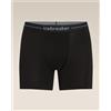 Icebreaker Boxer Icebreaker Anatomica nero puro - L