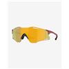Oakley Occhiali Oakley Cybr Zero Matte Iron Red con lente Prizm 24K