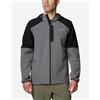 Columbia Pile con cappuccio Columbia Tech Softshell grigio scuro nero - XXL