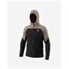 Dynafit Giacca sottile con cappuccio Dynafit Alpine Wind nero marrone chiaro grigiastro - S