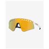 Oakley Occhiali Oakley Sutro Lite Sweep Mathieu Van Der Poel Signature Series Red Gold Splatter con lente Prizm 24K