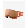 POC Maschera POC POCito Nexal arancione con lente Clarity Partly Sunny Light Orange per bambini