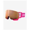 POC Maschera POC POCito Nexal fucsia con lente Clarity Partly Sunny Light Orange per bambini