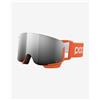 POC Maschera POC POCito Nexal arancione con lente Clarity Partly Sunny Silver per bambini