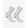 Q36.5 Pack calze Q36.5 Ultra Long bianco logo nero (2 unità) - 44/47