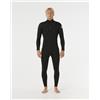 Rip Curl Muta in neoprene Rip Curl Dawn Patrol Front Zip 4/3 mm nero puro - S