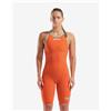 Arena Costume da bagno Arena Powerskin Carbon Air 2 Sunset Coral Open Back arancione azzurro pastello donna - 38