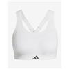 Adidas Reggiseno adidas TLRD Impact Training High Support bianco puro nero - XS-AB