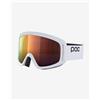 POC Maschera POC Opsin bianco con lente Clarity Intense Partly Sunny Orange