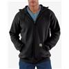 Carhartt Felpa con cappuccio Carhartt Classic Full Zip nero puro - XS