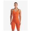 Arena Costume da bagno Arena Powerskin Carbon Air 2 Sunset Coral Closed Back arancione azzurro pastello donna - 38