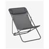Lafuma Mobilier Sedia pieghevole Lafuma Mobilier Maxi Transat + Batyline Duo grigio scuro