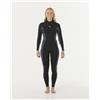Rip Curl Muta in neoprene Rip Curl Dawn Patrol 4/3 mm Back Zip nero blu donna - 4