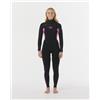 Rip Curl Muta in neoprene Rip Curl Dawn Patrol 4/3 mm Chest Zip nero rosa donna - 6